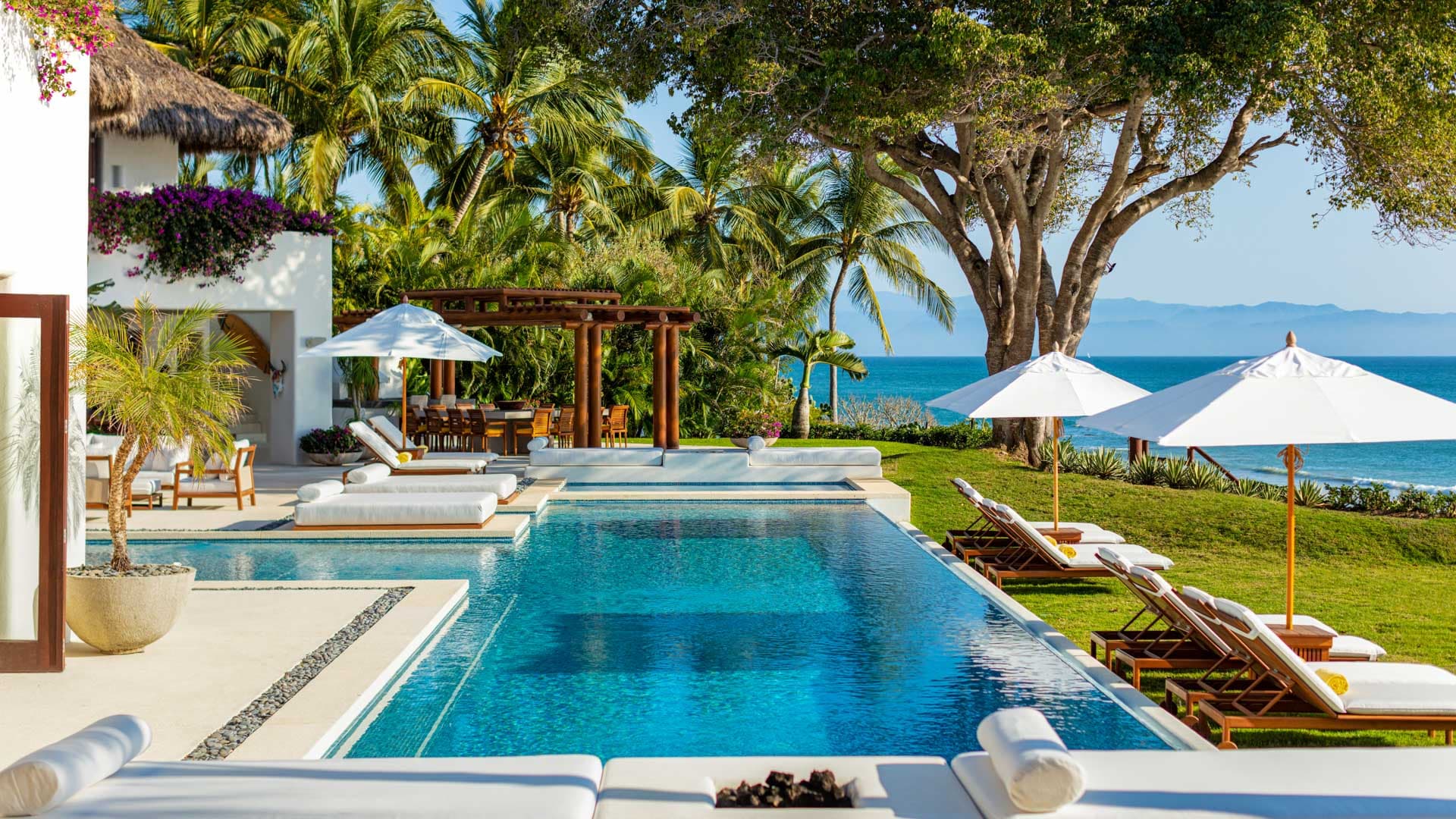 Impeccable Luxury Home for Rent Right on the Beach in Punta Mita